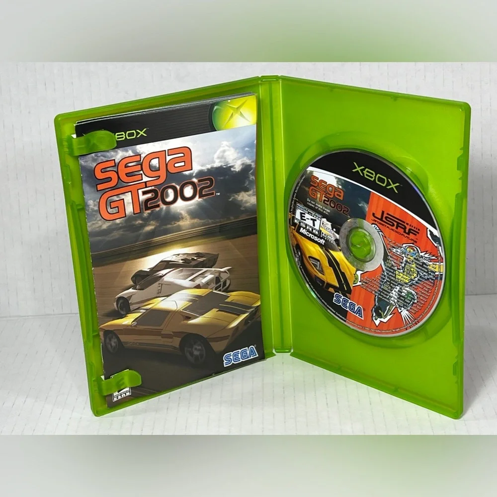 JSRF Jet Set Radio Future & Sega GT 2002 Microsoft Xbox Complete CIB Manuals